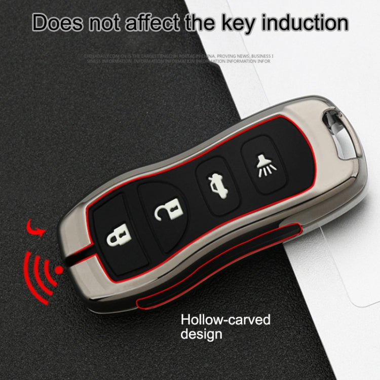 Car Luminous All-inclusive Zinc Alloy Key Protective Case Key Shell for Nissan I Style