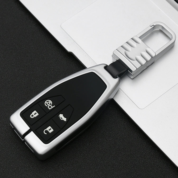 Car Luminous All-inclusive Zinc Alloy Key Protective Case Key Shell for Hong Qi A Style Smart 4-button