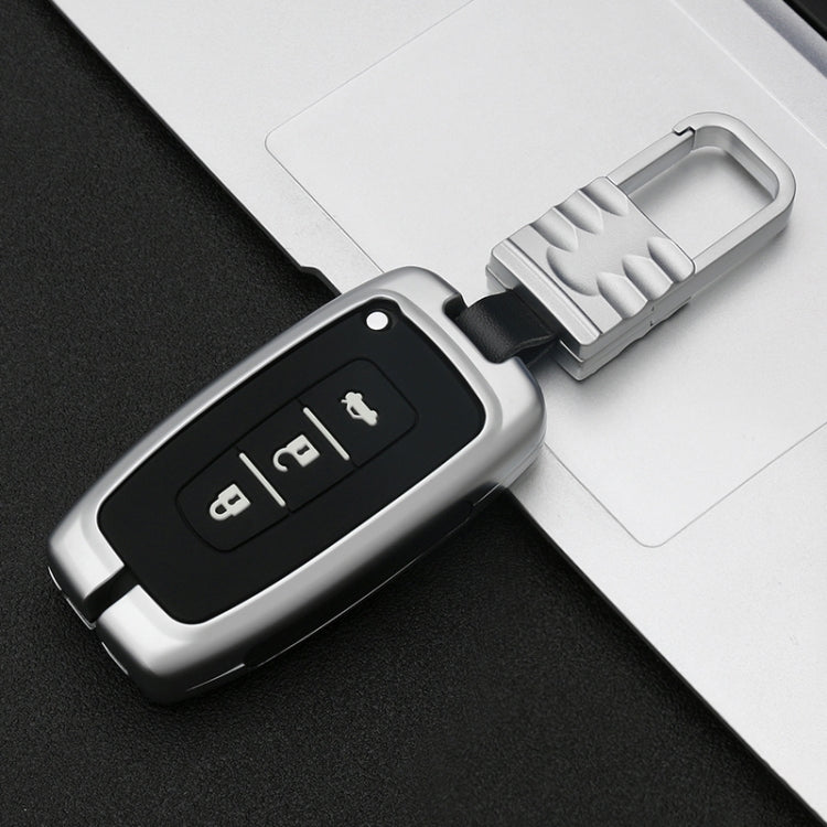 Car Luminous All-inclusive Zinc Alloy Key Protective Case Key Shell for Hyundai E Style Smart 3-button