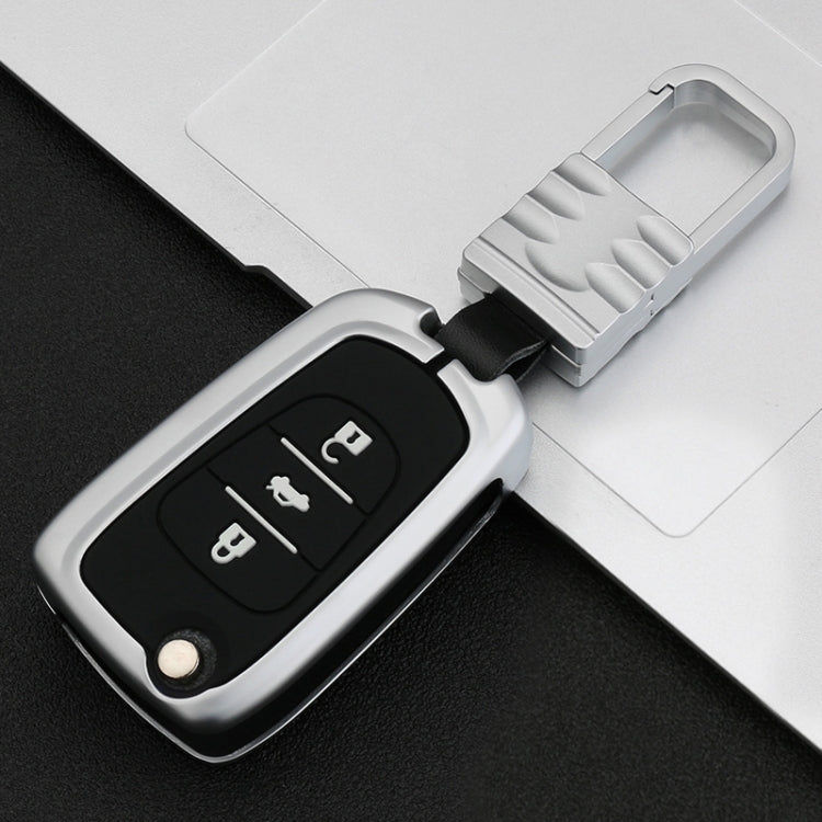 Car Luminous All-inclusive Zinc Alloy Key Protective Case Key Shell for Hyundai F Style Folding 3-button