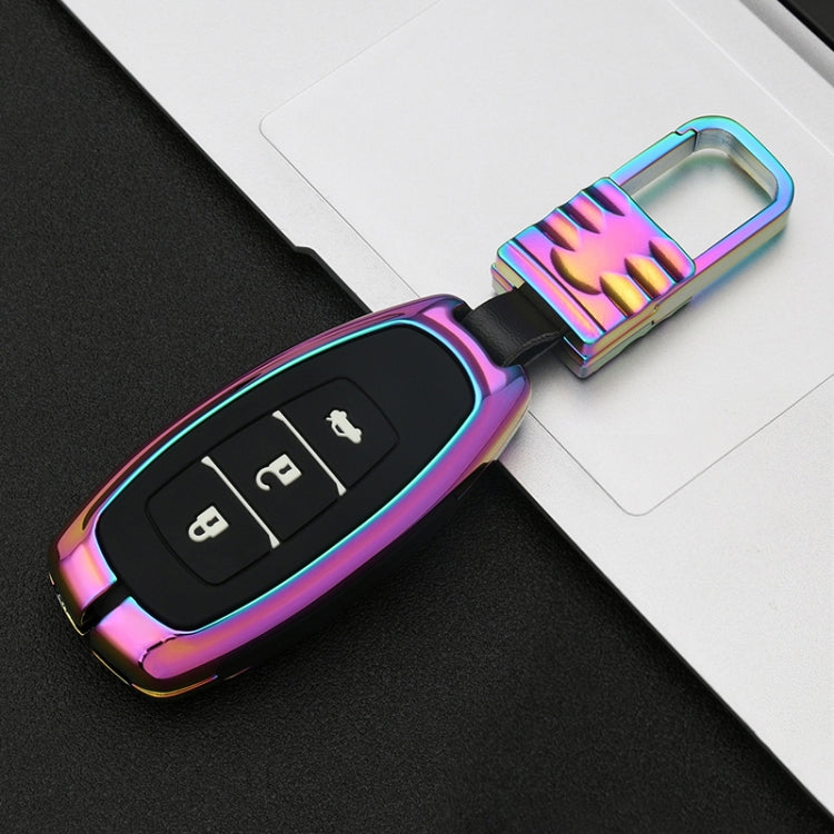 Car Luminous All-inclusive Zinc Alloy Key Protective Case Key Shell for Hyundai I Style Smart 3-button