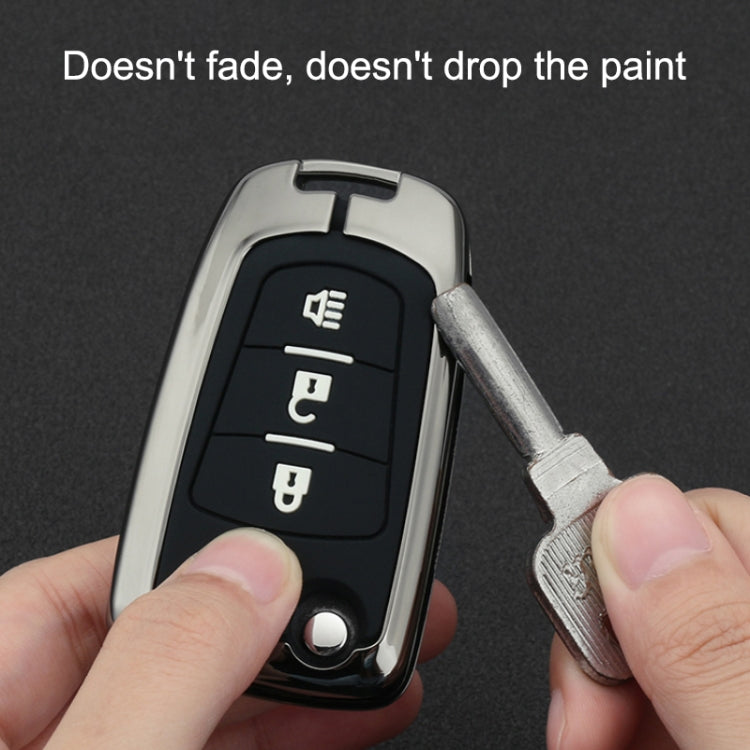 Car Luminous All-inclusive Zinc Alloy Key Protective Case Key Shell for Great Wall Folding 3-button