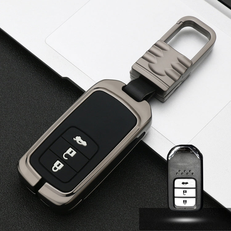 Car Luminous All-inclusive Zinc Alloy Key Protective Case Key Shell for Honda A Style Smart 3-button