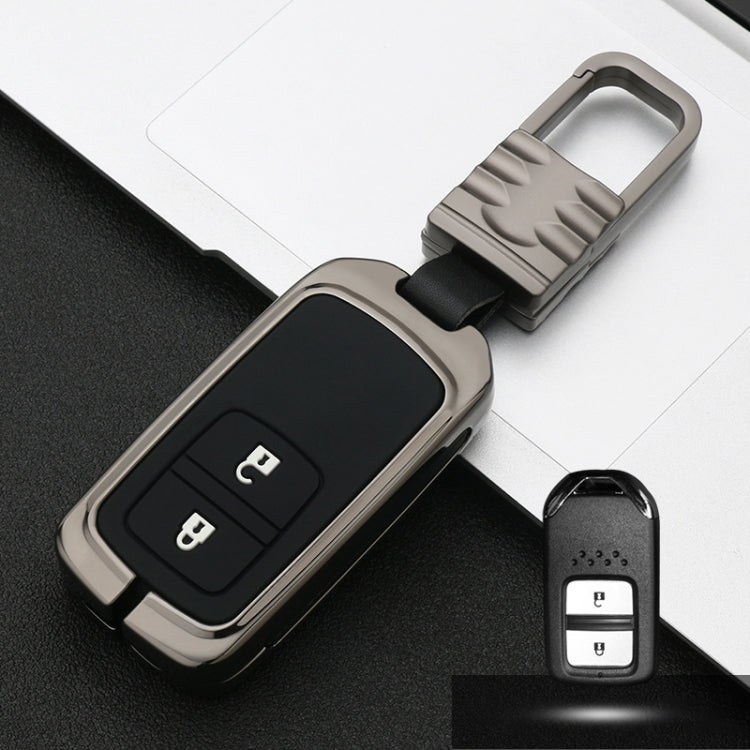 Car Luminous All-inclusive Zinc Alloy Key Protective Case Key Shell for Honda B Style Smart 2-button