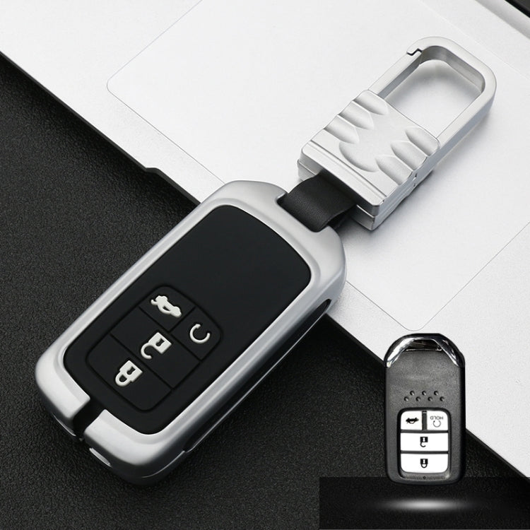 Car Luminous All-inclusive Zinc Alloy Key Protective Case Key Shell for Honda E Style Smart 4-button