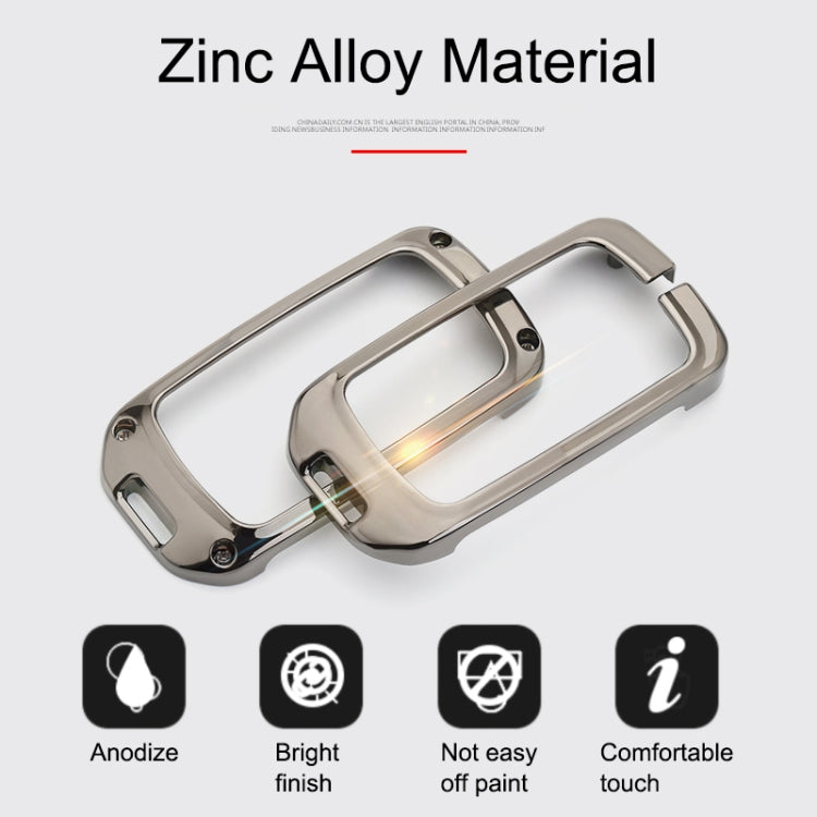 Car Luminous All-inclusive Zinc Alloy Key Protective Case Key Shell for Honda E Style Smart 4-button