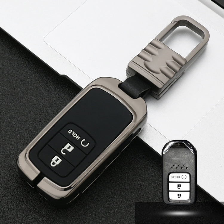 Car Luminous All-inclusive Zinc Alloy Key Protective Case Key Shell for Honda F Style Smart 3-button
