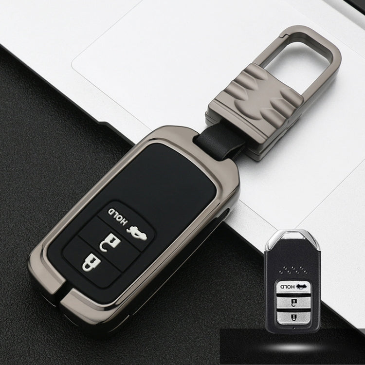 Car Luminous All-inclusive Zinc Alloy Key Protective Case Key Shell for Honda H Style Smart 3-button