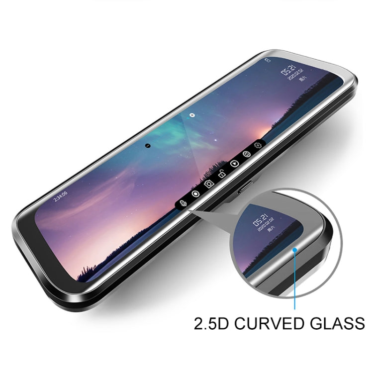 T90 12 inch 2K Rearview Mirror Driving Recorder Intelligent Voice Control Starlight Night Vision Front and Rear Dual-lens Reversing Images