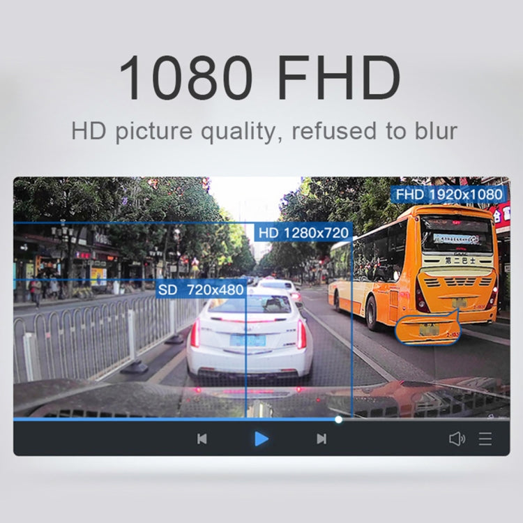T90 12 inch 2K Rearview Mirror Driving Recorder Intelligent Voice Control Starlight Night Vision Front and Rear Dual-lens Reversing Images