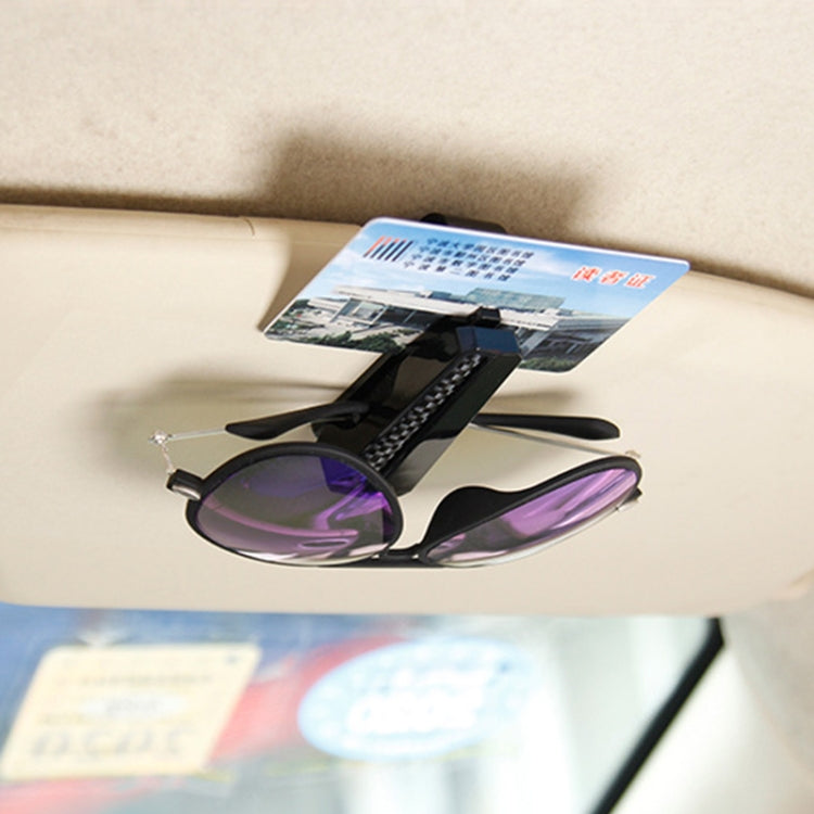 2 PCS DM-108 Car Multi-functional Glasses Clip Sun Visor Storage Clip