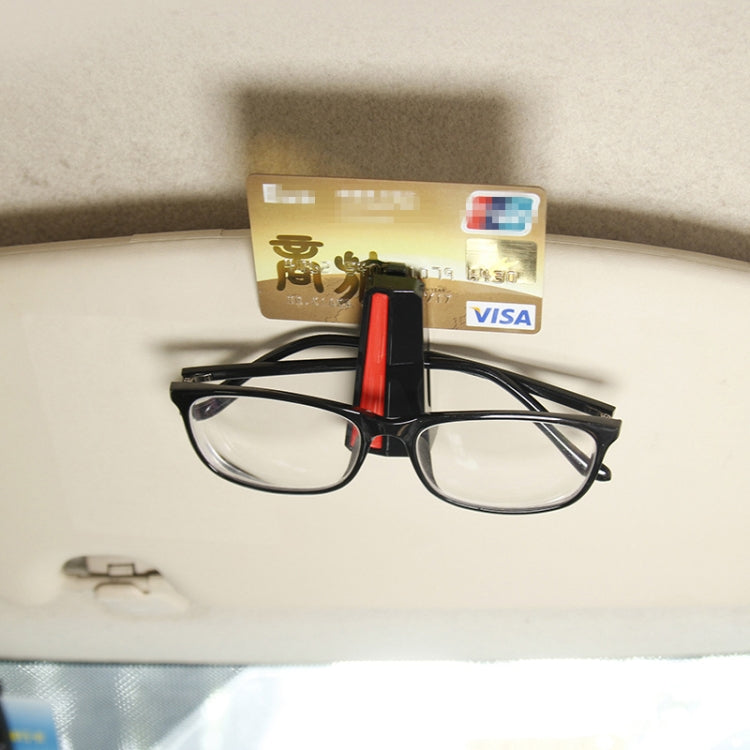 2 PCS DM-108 Car Multi-functional Glasses Clip Sun Visor Storage Clip