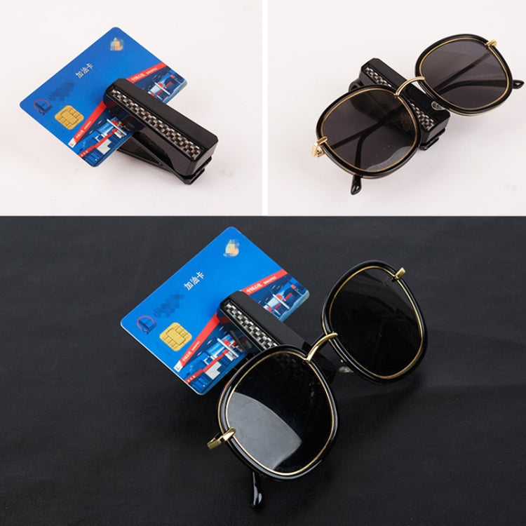 2 PCS DM-108 Car Multi-functional Glasses Clip Sun Visor Storage Clip