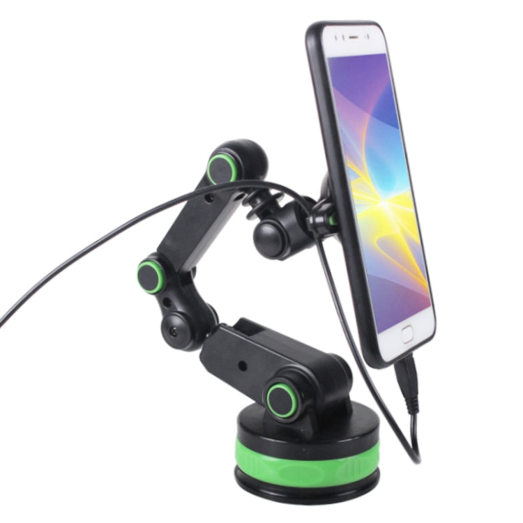 ZP-X0188 Car 360 Degree Rotating Telescopic Folding Magnet Suction Cup Mobile Phone Holder