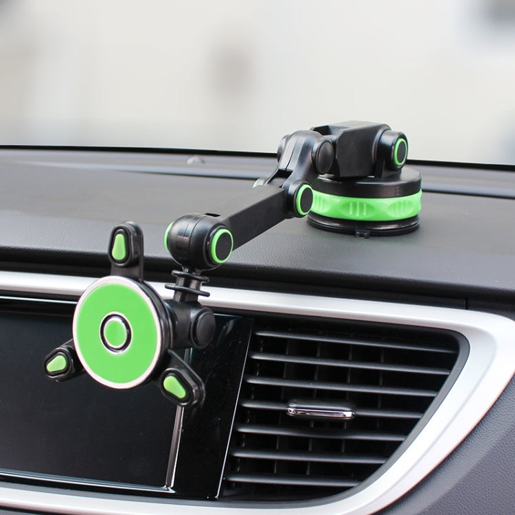 ZP-X0188 Car 360 Degree Rotating Telescopic Folding Magnet Suction Cup Mobile Phone Holder