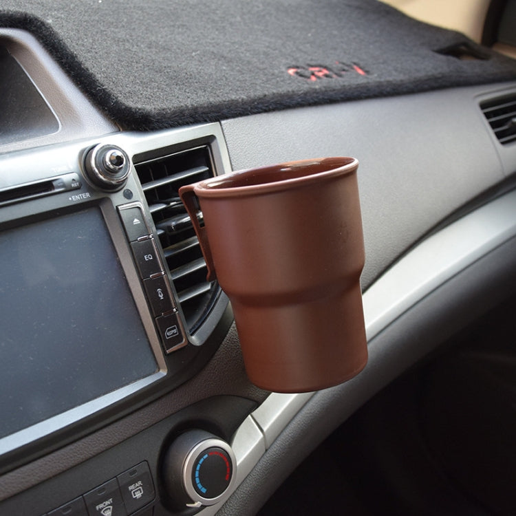 Multifunctional Car Water Cup Holder Hanging Storage Box Mobile Phone Holder Air Outlet Trash Can