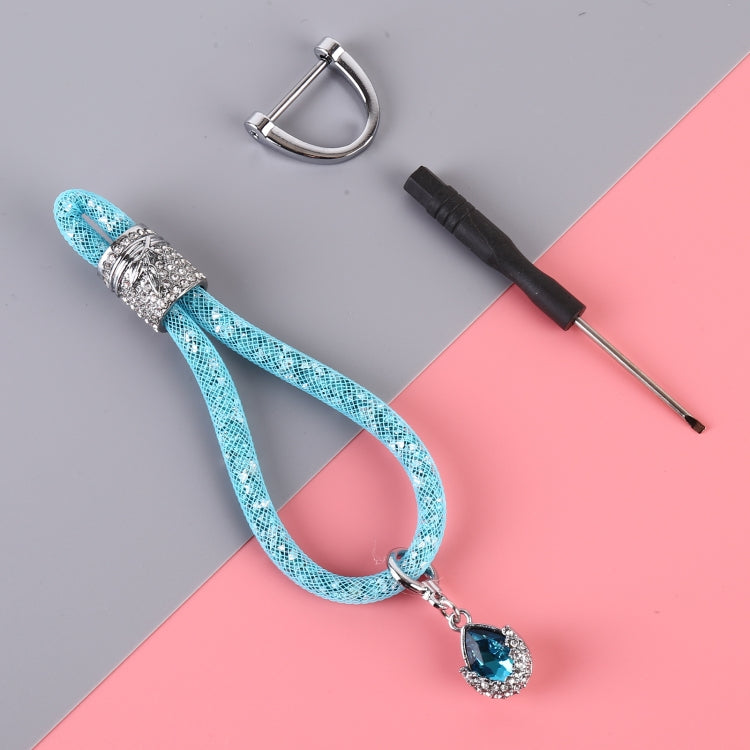 Car Diamond Metal + Plastic Keychain