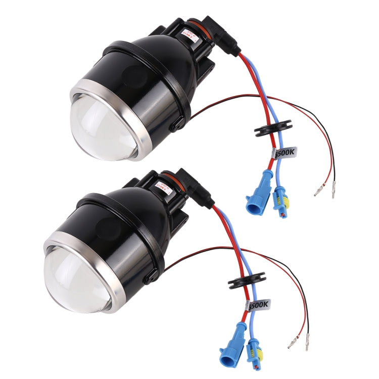 IPHCAR 2 PCS H11 3.0 inch DC12V / 35W / 6000K Bi-Xenon Projector Lens Headlight for Toyota Left Driving