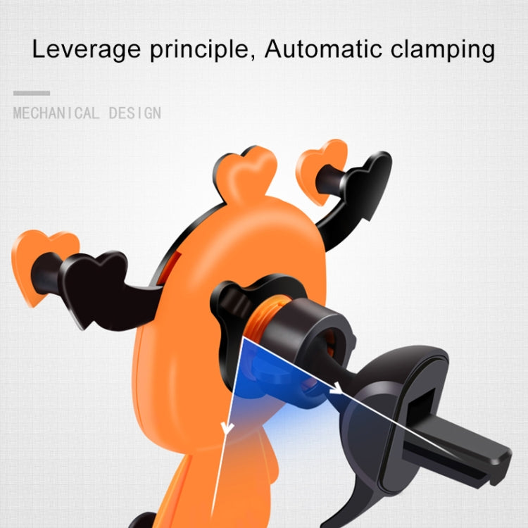 Small Fortuna Shape Car Air Outlet Mobile Phone Holder