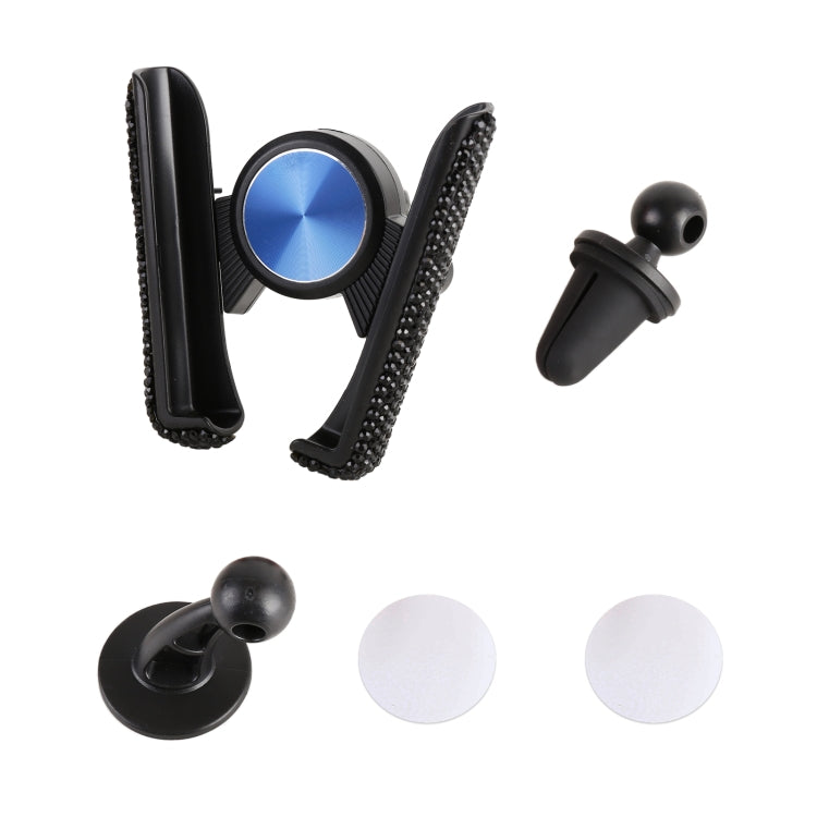 Universal Car Diamond Air Vent Mount Phone Holder for 6-8.5cm Wide Mobile Phone
