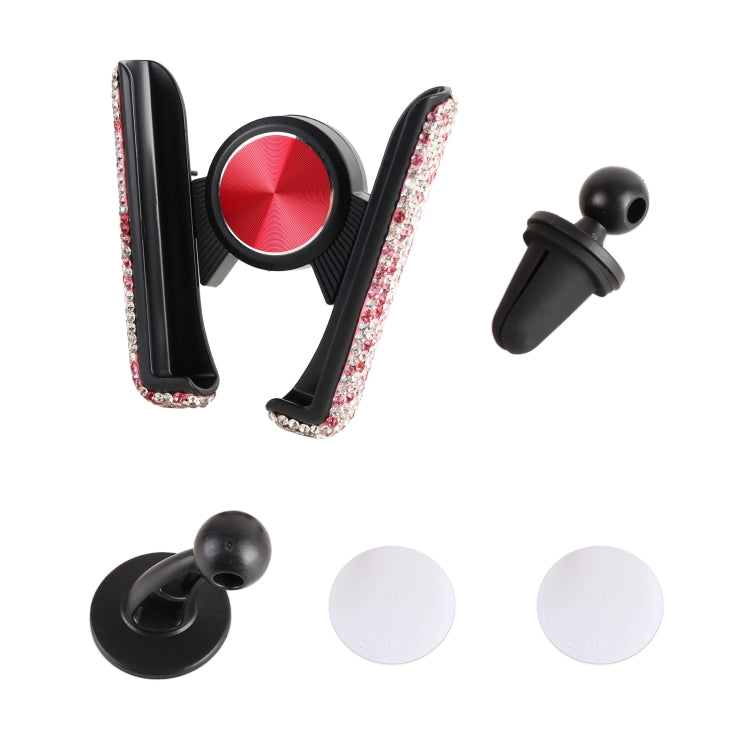 Universal Car Diamond Air Vent Mount Phone Holder for 6-8.5cm Wide Mobile Phone