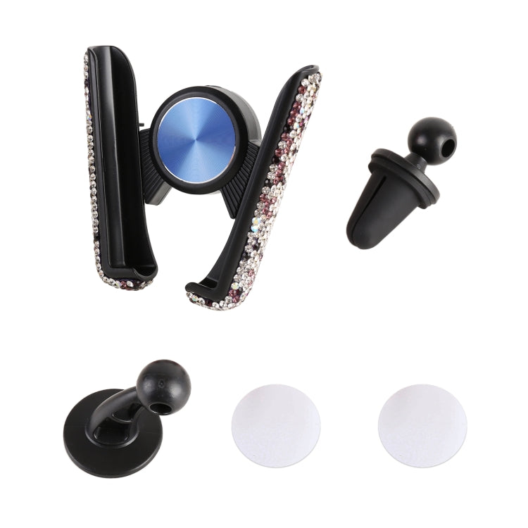 Universal Car Diamond Air Vent Mount Phone Holder for 6-8.5cm Wide Mobile Phone