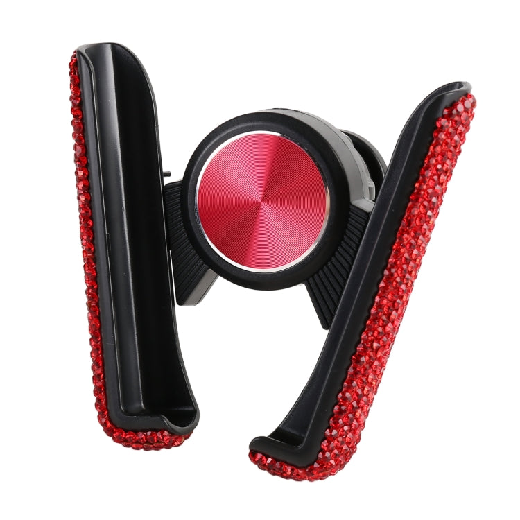 Universal Car Diamond Air Vent Mount Phone Holder for 6-8.5cm Wide Mobile Phone