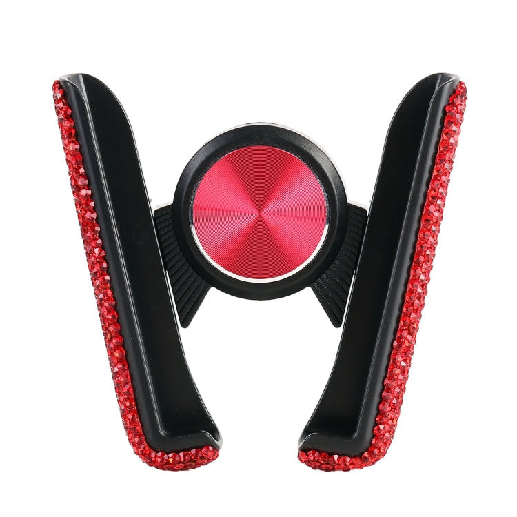 Universal Car Diamond Air Vent Mount Phone Holder for 6-8.5cm Wide Mobile Phone