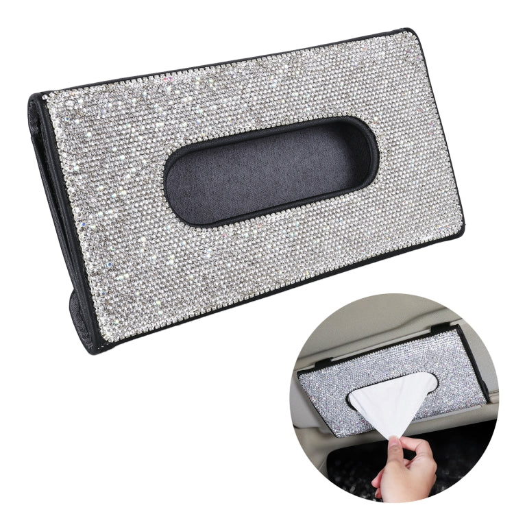 Universal Car Diamond Tissue Box