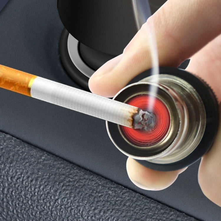 12V Car Free Installation Cigarette Lighter Socket Converter + 12V Cigarette Butt