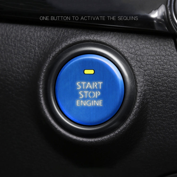 Car Engine Start Key Push Button Inner Ring Trim Sticker Decoration for Mazda Axela CX-30 2020