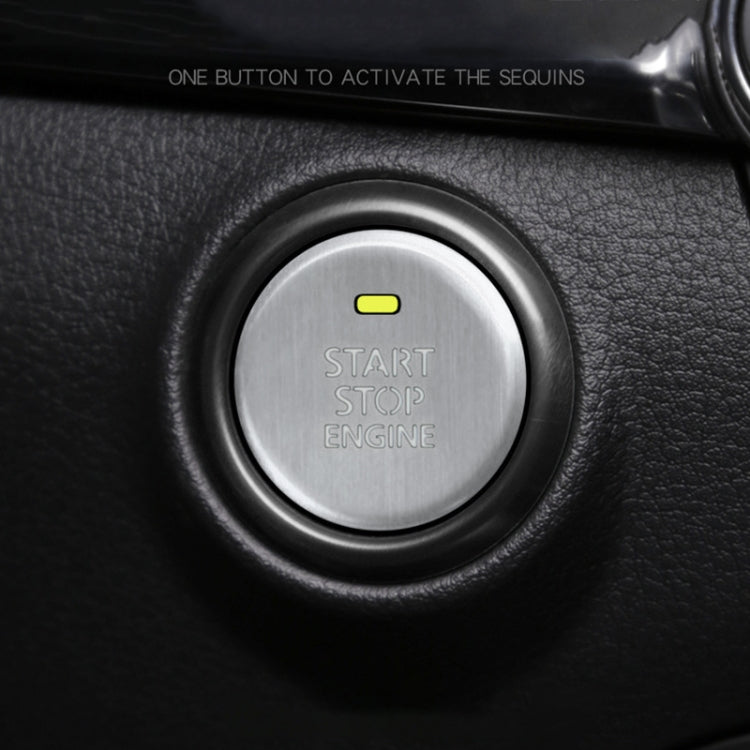 Car Engine Start Key Push Button Inner Ring Trim Sticker Decoration for Mazda Axela CX-30 2020