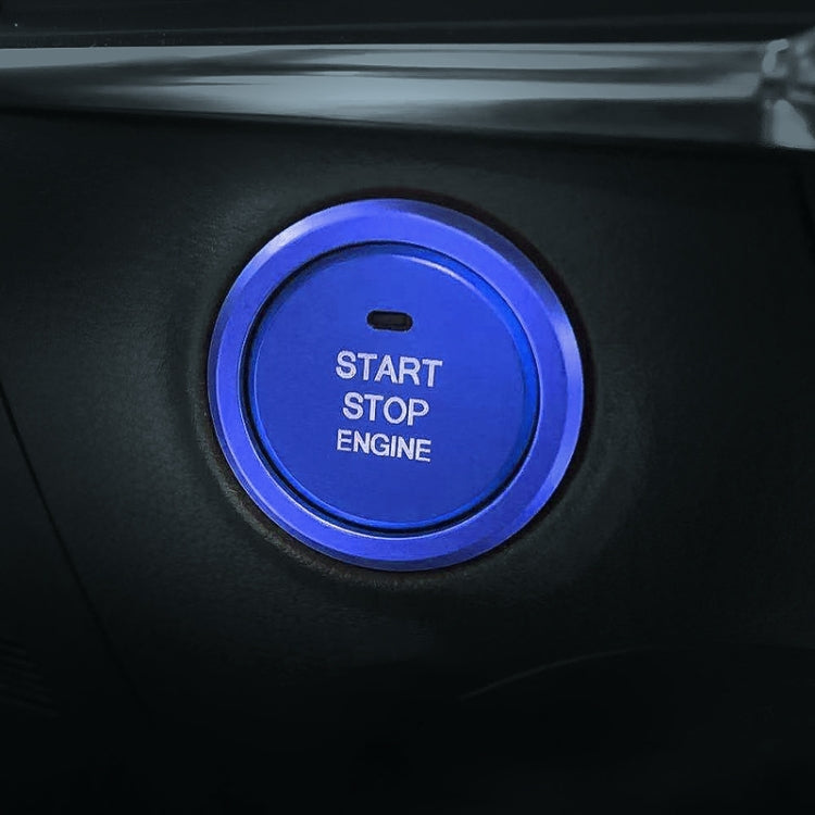Car Engine Start Key Push Button Outside Ring Trim Sticker Decoration for Mazda Axela CX-30 2020