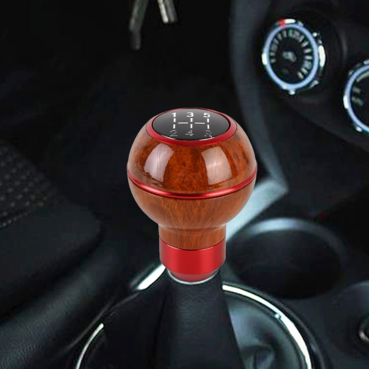 Car Shift Handball Gear Lever Gear 6-stall Wood Texture Shift Knob