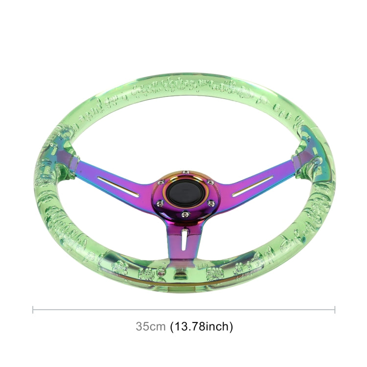 Car Universal Colorful Metal Crystal Anti-skid Steering Wheel Cover, Adaptation Steering Wheel Diameter: 38cm