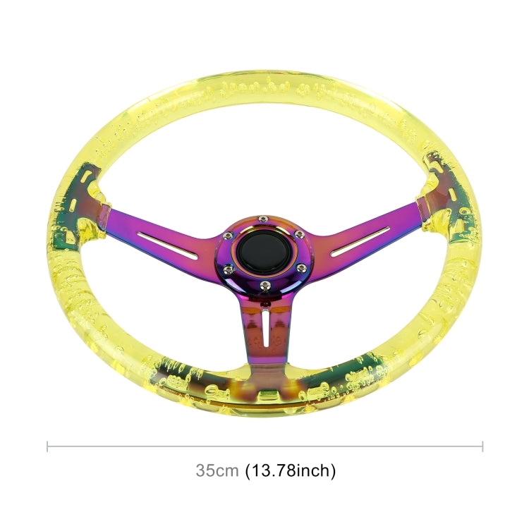 Car Universal Colorful Metal Crystal Anti-skid Steering Wheel Cover, Adaptation Steering Wheel Diameter: 38cm