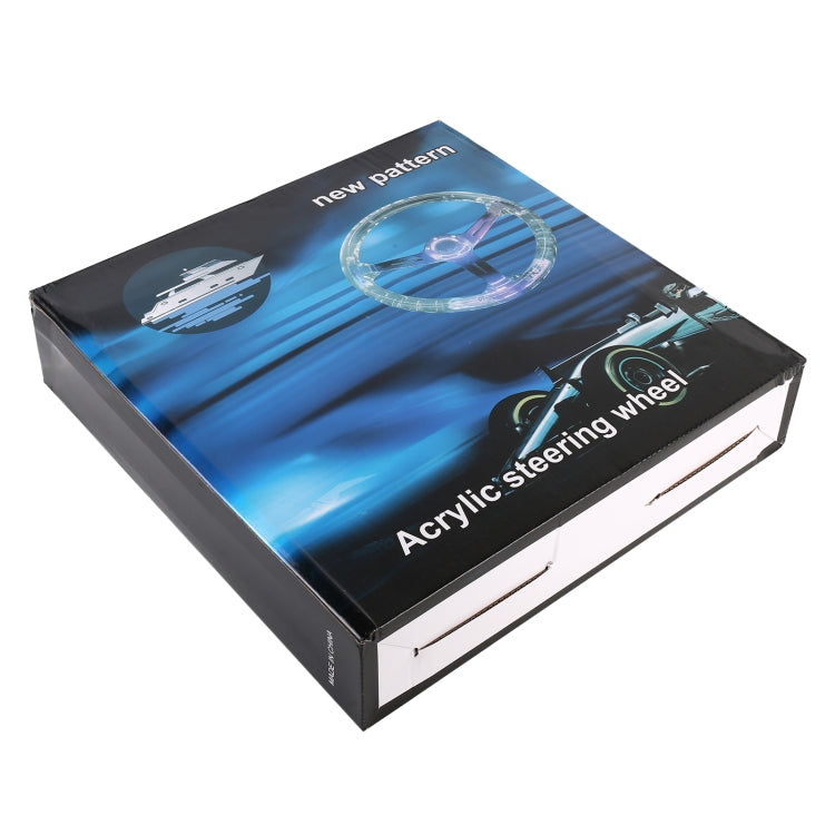 Car Universal Colorful Metal Crystal Anti-skid Steering Wheel Cover, Adaptation Steering Wheel Diameter: 38cm