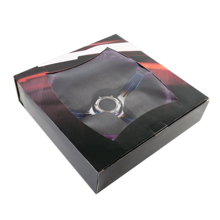 Car Universal Toasted Blue metal Crystal Anti-skid Steering Wheel Cover, Adaptation Steering Wheel Diameter: 38cm (Purple)