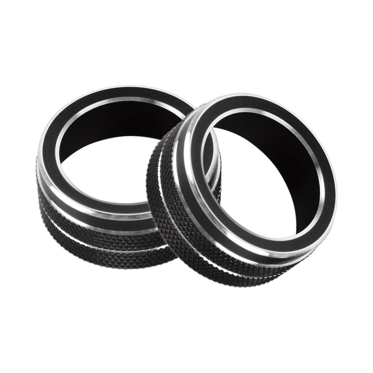 2 PCS Car Metal Air Conditioner Knob Case for Toyota Corolla / Levin / Allion / Yaris 2019-2021