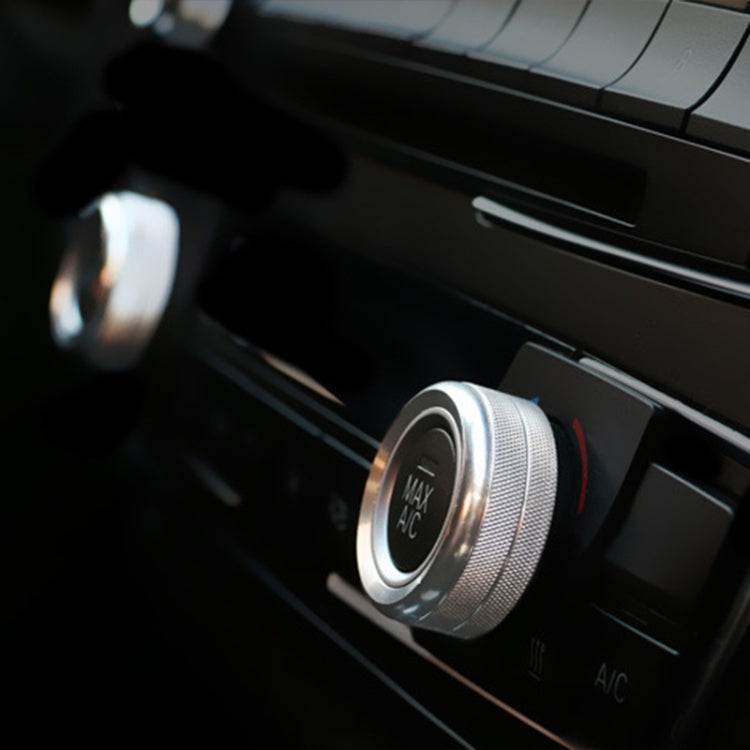 3 PCS Car Metal Air Conditioner Knob Case for BMW X1 / X2 / GT