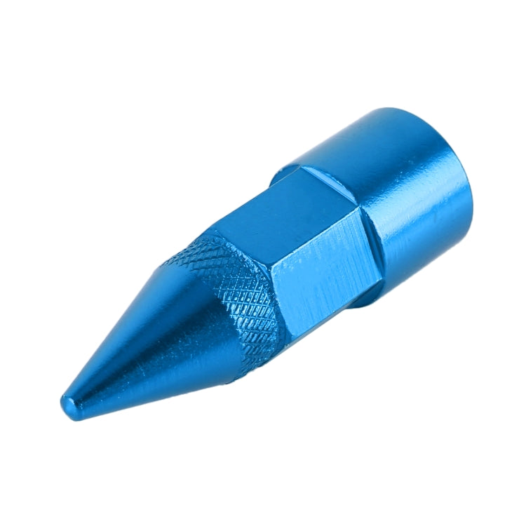 4 PCS 6-edeg Shape Gas Cap Mouthpiece Cover Tire Cap Car Tire Valve Caps