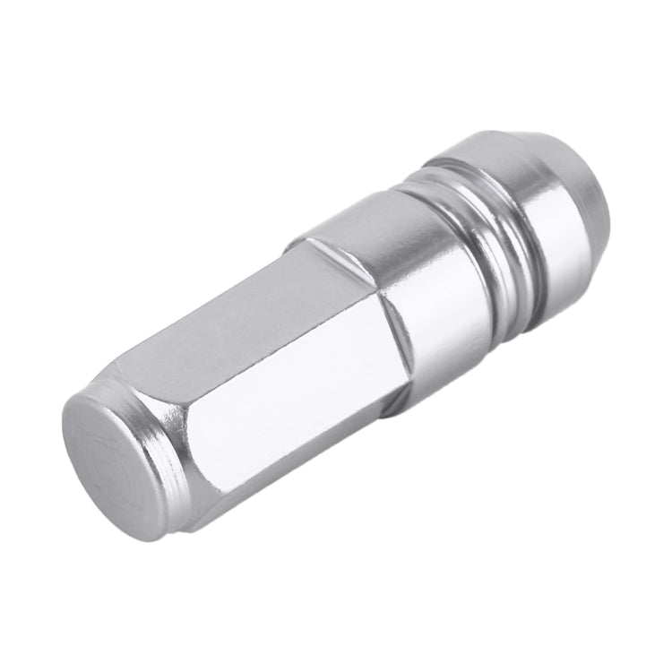 4 PCS Nut 6-edeg Shape Gas Cap Mouthpiece Cover Tire Cap Car Tire Valve Caps