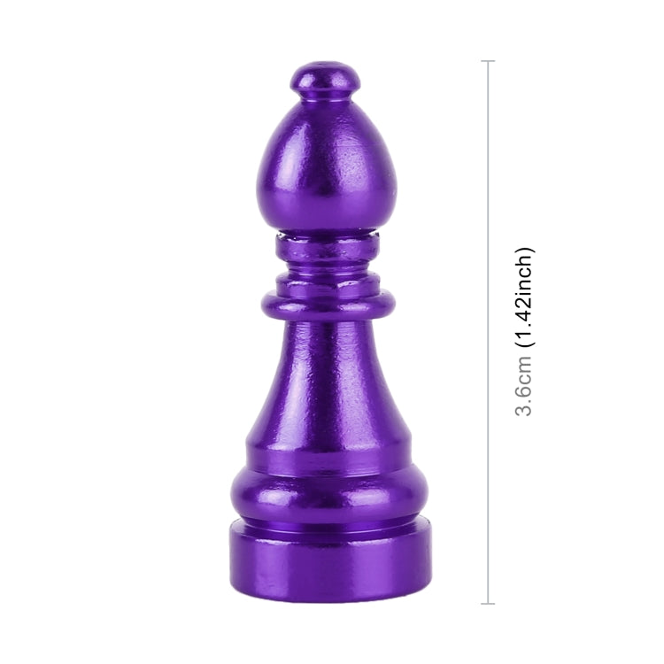 4 PCS Chess 2 Shape Gas Cap Mouthpiece Cover Tire Cap Car Tire Valve Caps