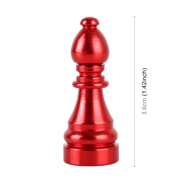 4 PCS Chess 2 Shape Gas Cap Mouthpiece Cover Tire Cap Car Tire Valve Caps