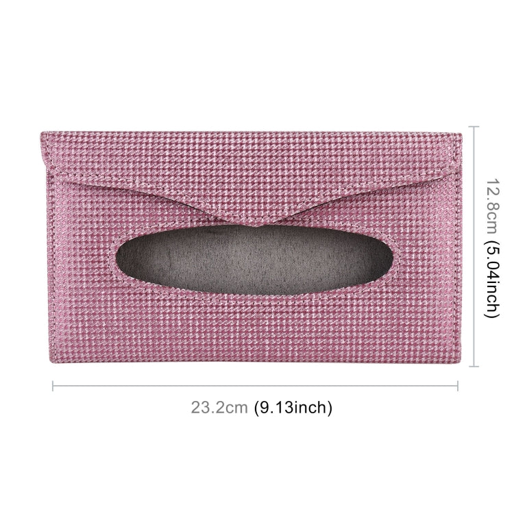 Car Magnetic Buckle Imitation Diamond Tissue Bag