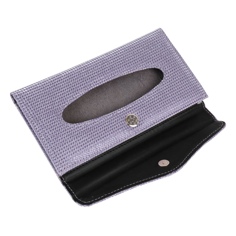 Car Magnetic Buckle Imitation Diamond Tissue Bag