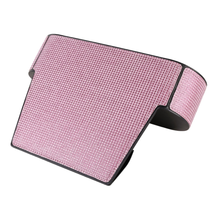 Car Lower Adjustment Imitation Diamond Storage Box with Cup Holder