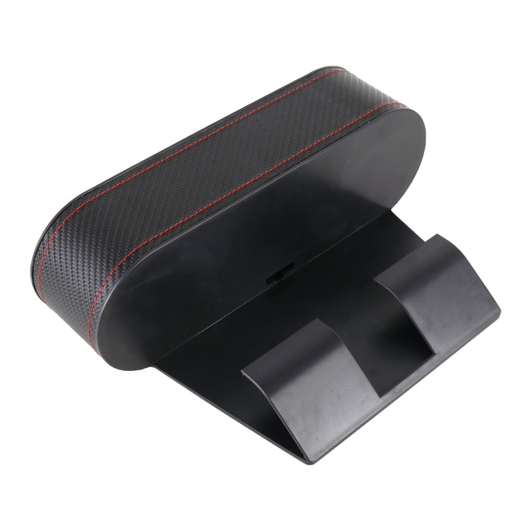 Car Lower Adjustment Leather Storage Box with Cup Holder