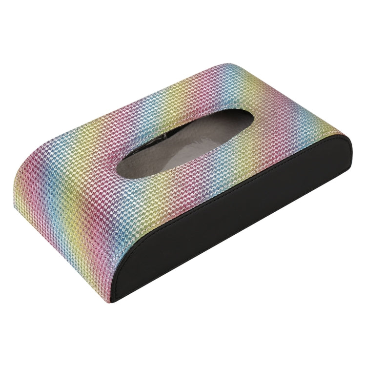 Car Imitation Diamond Tissue Storage Bag