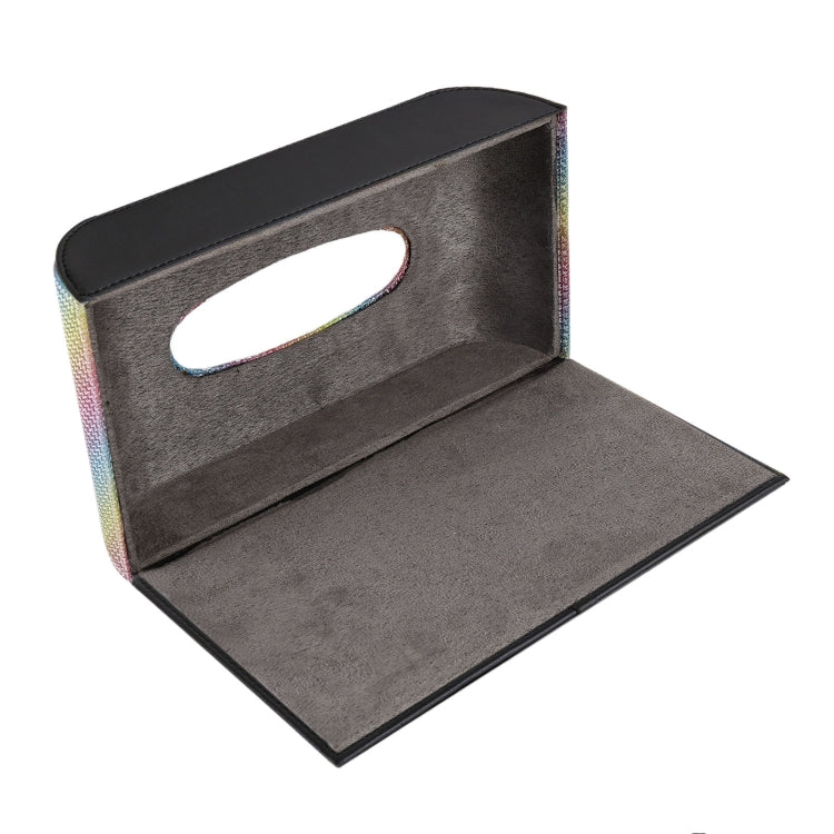 Car Imitation Diamond Tissue Storage Bag